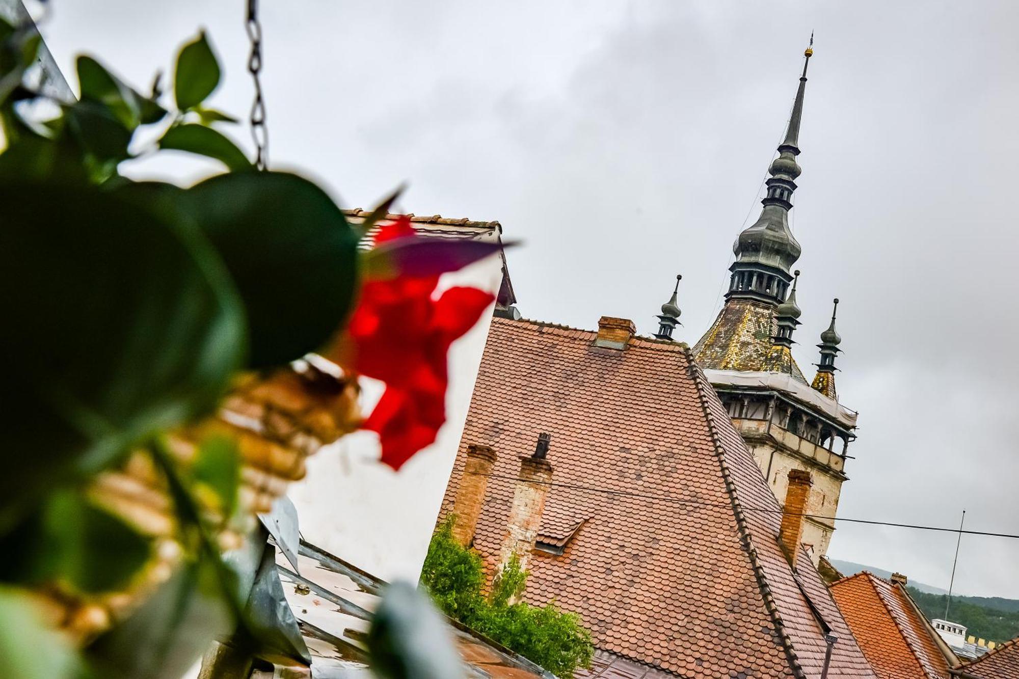 Ferienwohnung An Der Holztreppe Sighişoara Exterior foto