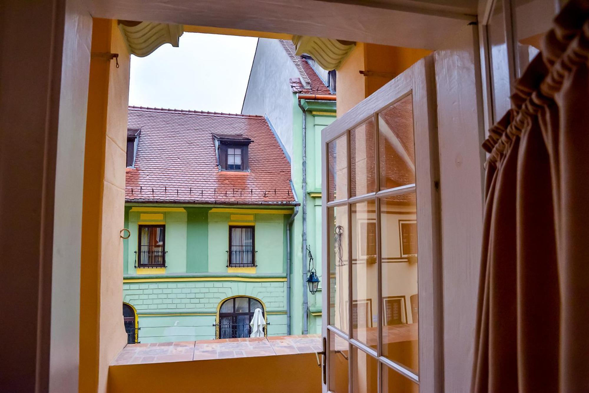 Ferienwohnung An Der Holztreppe Sighişoara Exterior foto