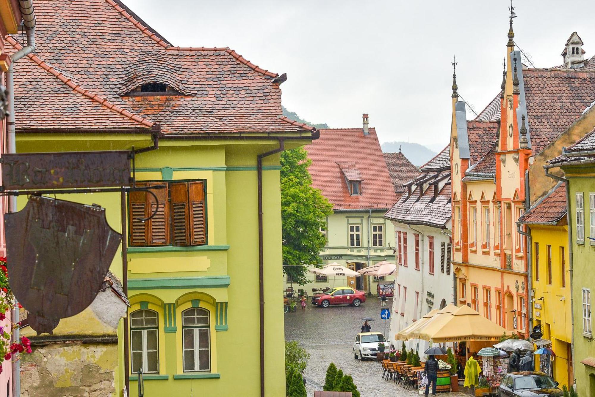 Ferienwohnung An Der Holztreppe Sighişoara Exterior foto