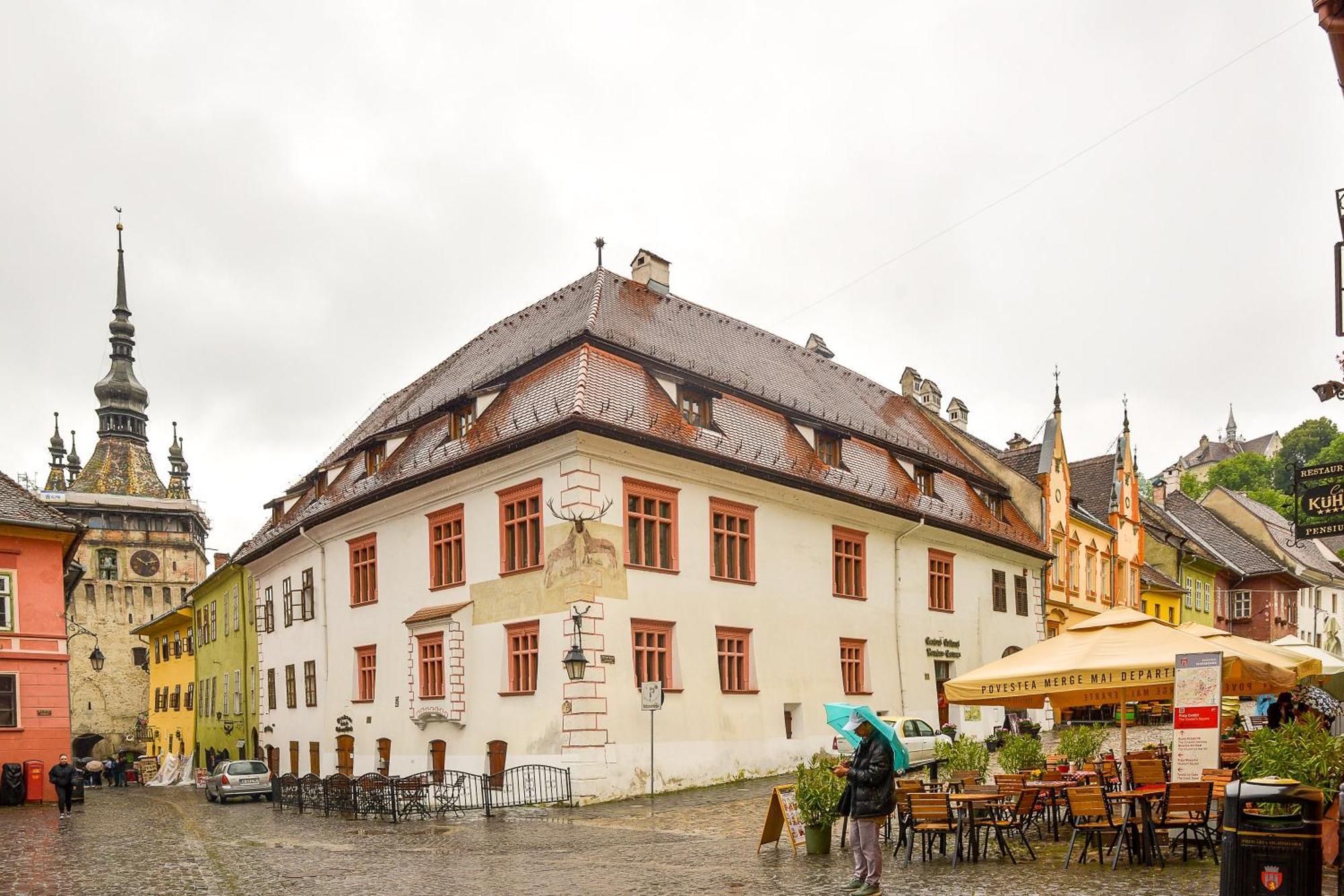 Ferienwohnung An Der Holztreppe Sighişoara Exterior foto